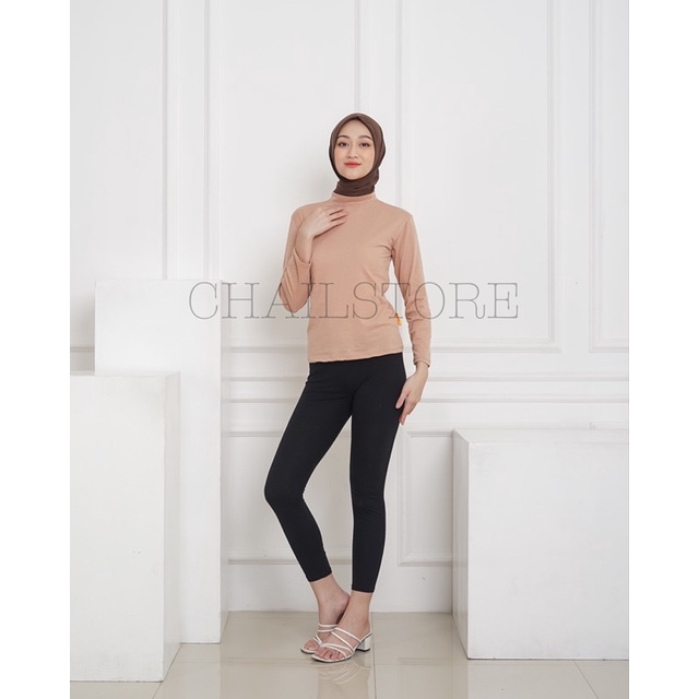 celana legging panjang wanita / olahraga / melar /  jumbo /  stretch / lejing karet / dalaman