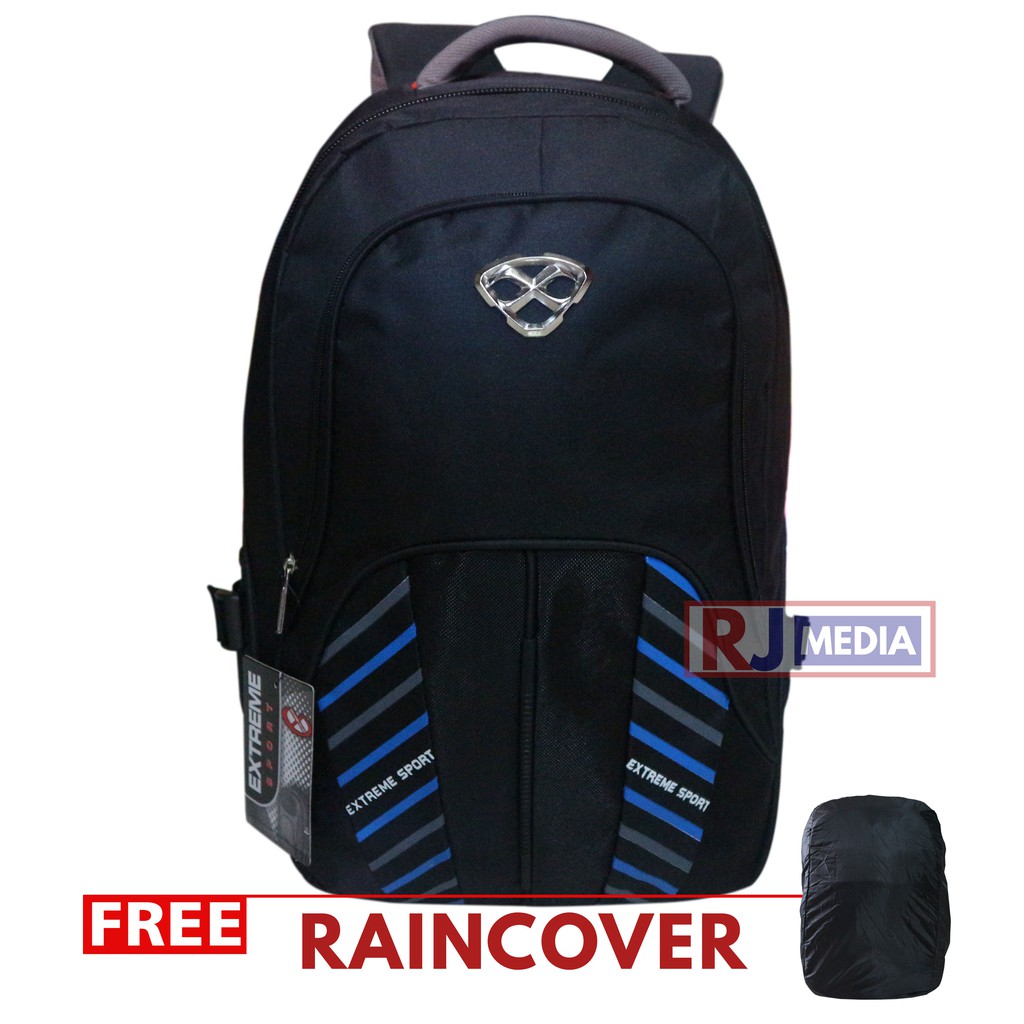 [COD] Tas Ransel Sekolah Palazo Warna Hitam Variasi Abu Biru Merah Backpack SMP SMA Model Terbaru Warna Hitam Ransel Laptop Multifungsi Bahan Kuat Tebal