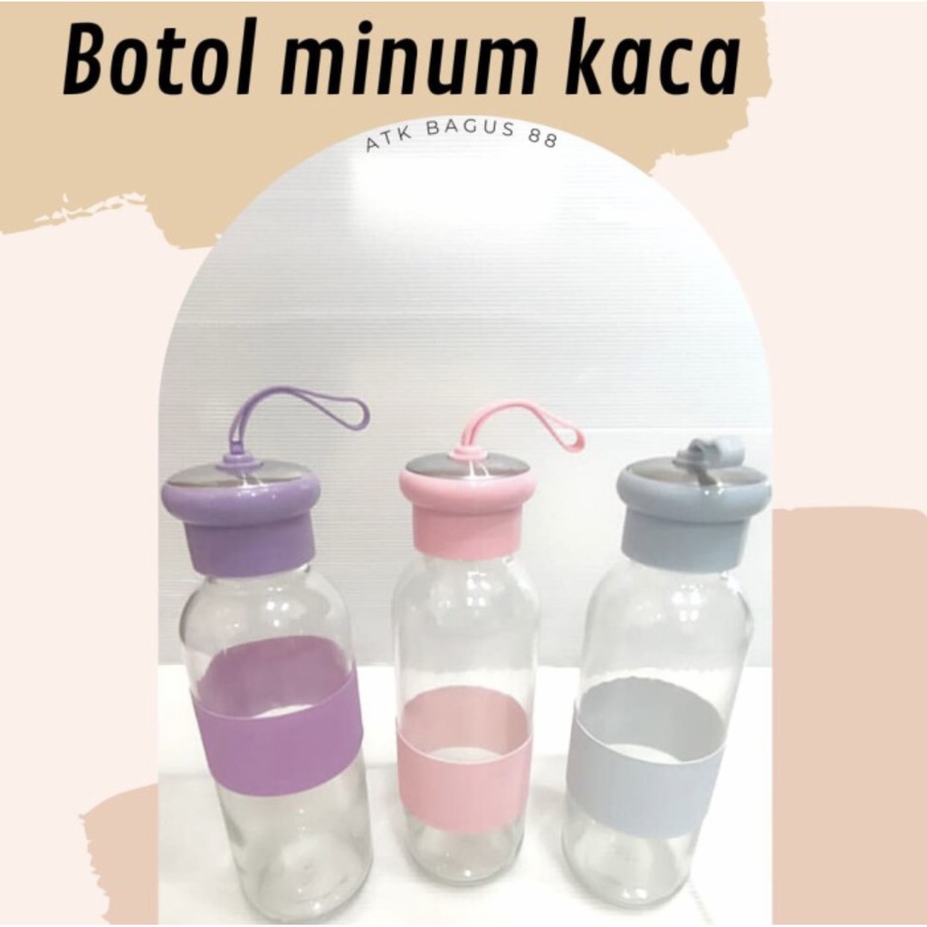 BOTOL MINUM KACA / GLASS BOTLE 20ml /1pcs