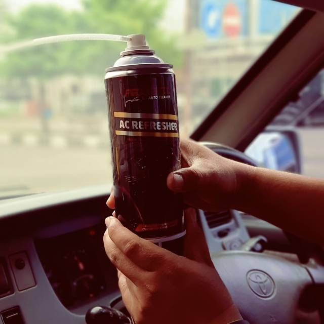 AC Refresher Peddestol auto cleaner pembersih dan penyegar AC mobil