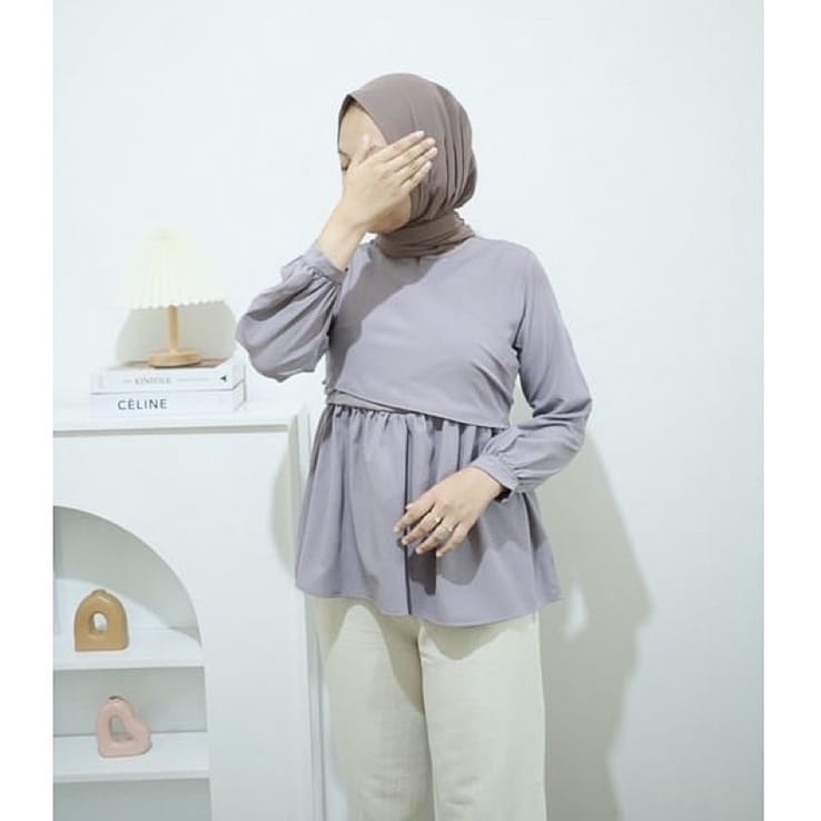 Shelma Blouse Crinkle Airflow Nara Blouse Tali