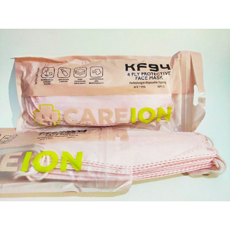 Masker KF94 PINK PEACH