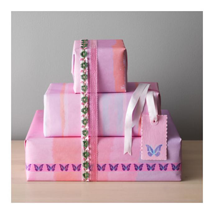 

Ikea Karesta Kertas Kado Pink 3 Rolls