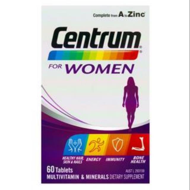 Centrum Multivitamin For Women 60 Tablets AUSSIE