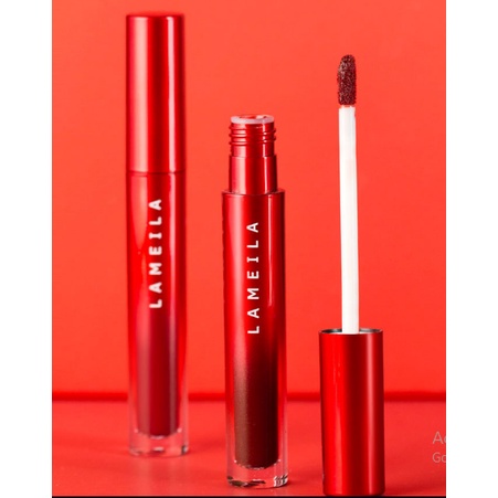 LAMEILA JUST RED EDITION MATTE LIPSTICK 2026 ~ LAMEILA LIQUID MOISTURIZING LIP GLOSS 2026