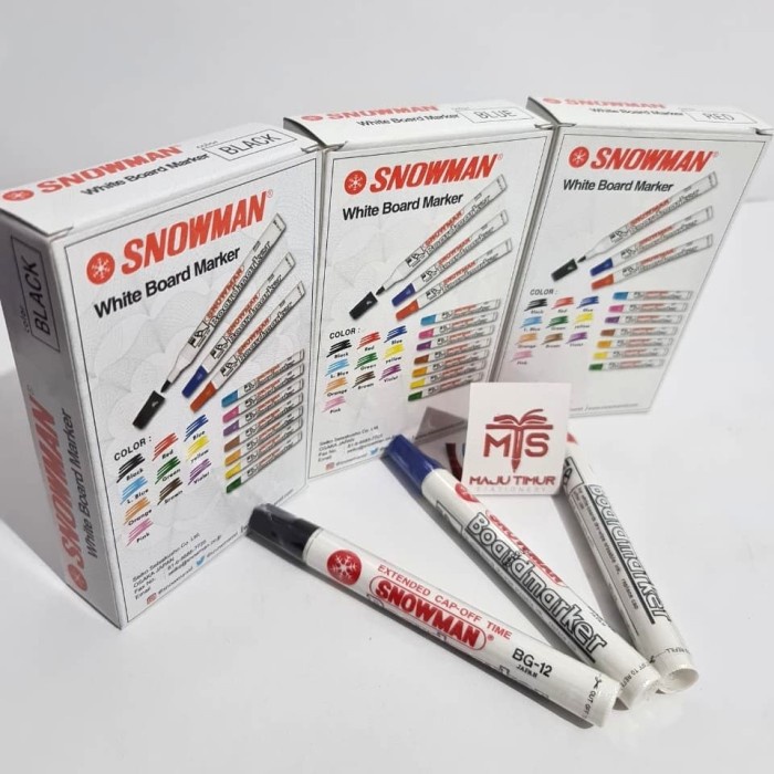 

Dijual Snowman Whiteboard Marker Spidol Limited