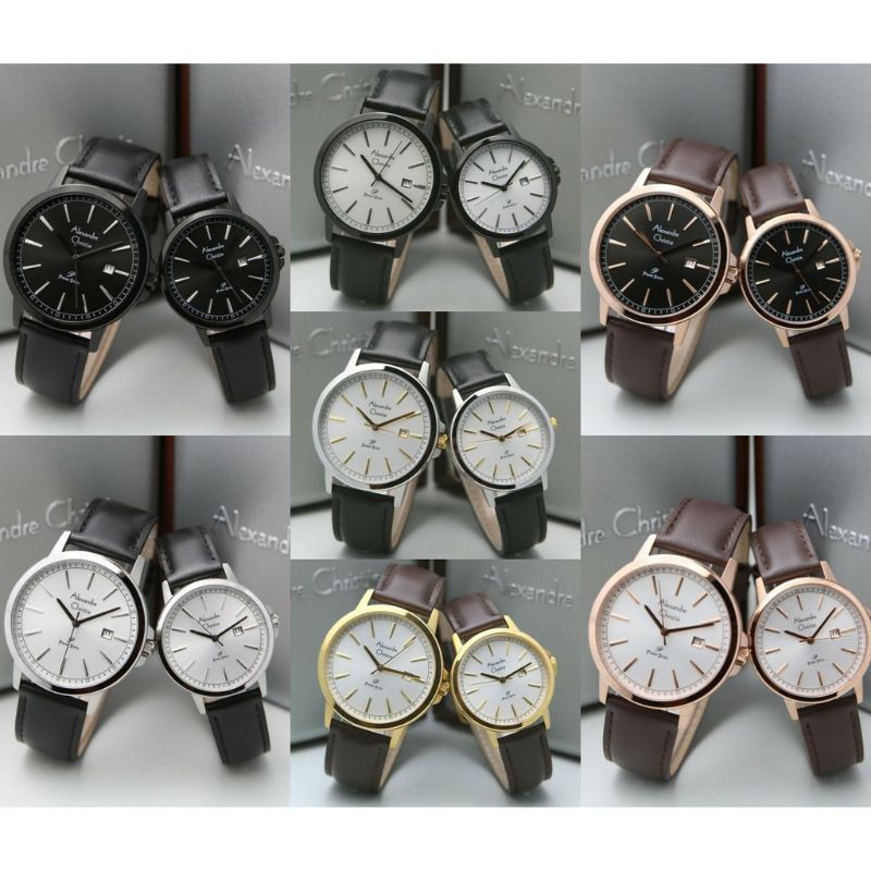 Jam Tangan Couple ALEXANDRE CHRISTIE AC 1014  / AC1014 / 1014