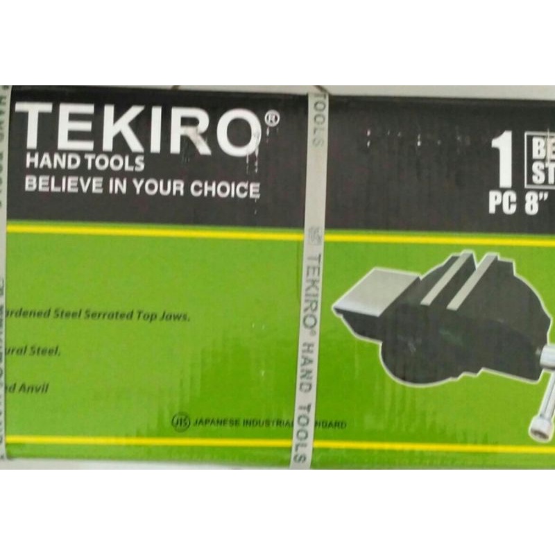 tekiro BV1254 bench vise 8&quot; catok ragum meja bodi besi 8inch BV 1254