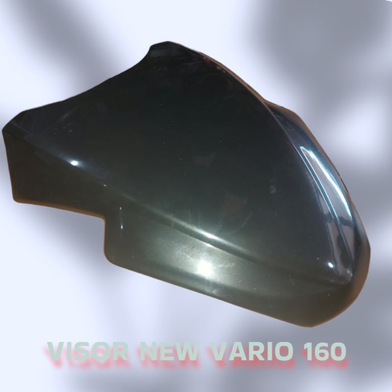 MIKA VISOR NEW VARIO 160 ABS CBS HITAM TEBAL MODEL STANDARD