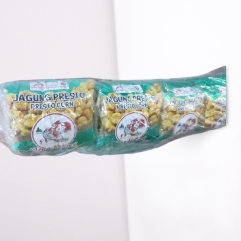 Kacang dua kelinci jagung presto renceng ( 10pcs ) rasa bawang