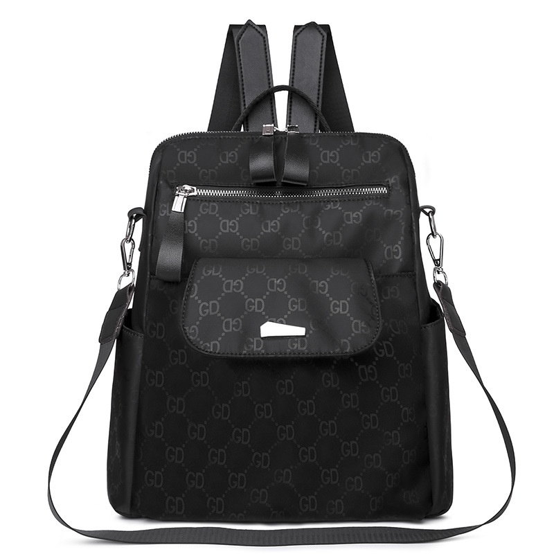 TAS RANSEL WANITA ANTI AIR HITAM AGOLA TA424B5 BACKPACK SEKOLAH KULIAH KERJA BESAR GENDONG PUNGGUNG CEWEK KOREA IMPORT PREMIUM REMAJA KEKINIAN MURAH