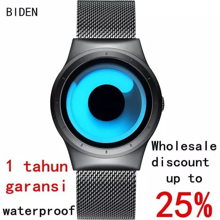 Top Best Seller     Jam Tangan Pria Wanita BIDEN Bisnis Kemewahan - Biru