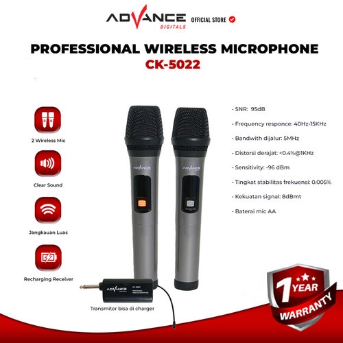 Mic Wireless Advance CK5022 Microfon / Mikrofon