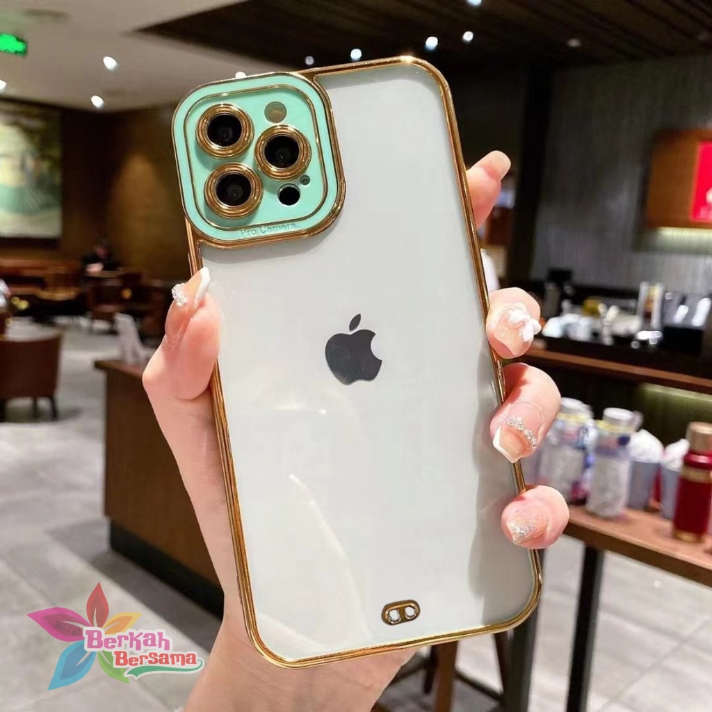 softcase plating transparan 1phone  6 6G+ x xr xs max BB6584