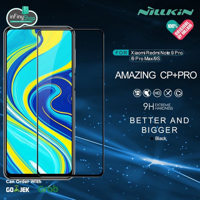 XIAOMI REDMI NOTE 9 PRO / NOTE 9 PRO MAX / NOTE 9S - NILLKIN TEMPERED GLASS (AMAZING CP+ PRO)