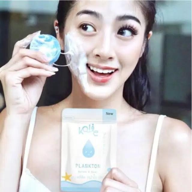 [ORI] Kojic Plankton Sabun Muka Original Thailand Plankton Soap Sabun Cuci Muka Pemutih Wajah AMPUH