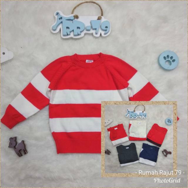 BLASTER Sweater Rajut Anak Baby SOK 208 (Est 1-3 tahun)