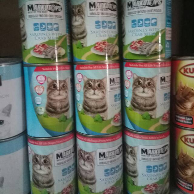 MARKOTOP WET FOOD MAKANAN KUCING KALENG