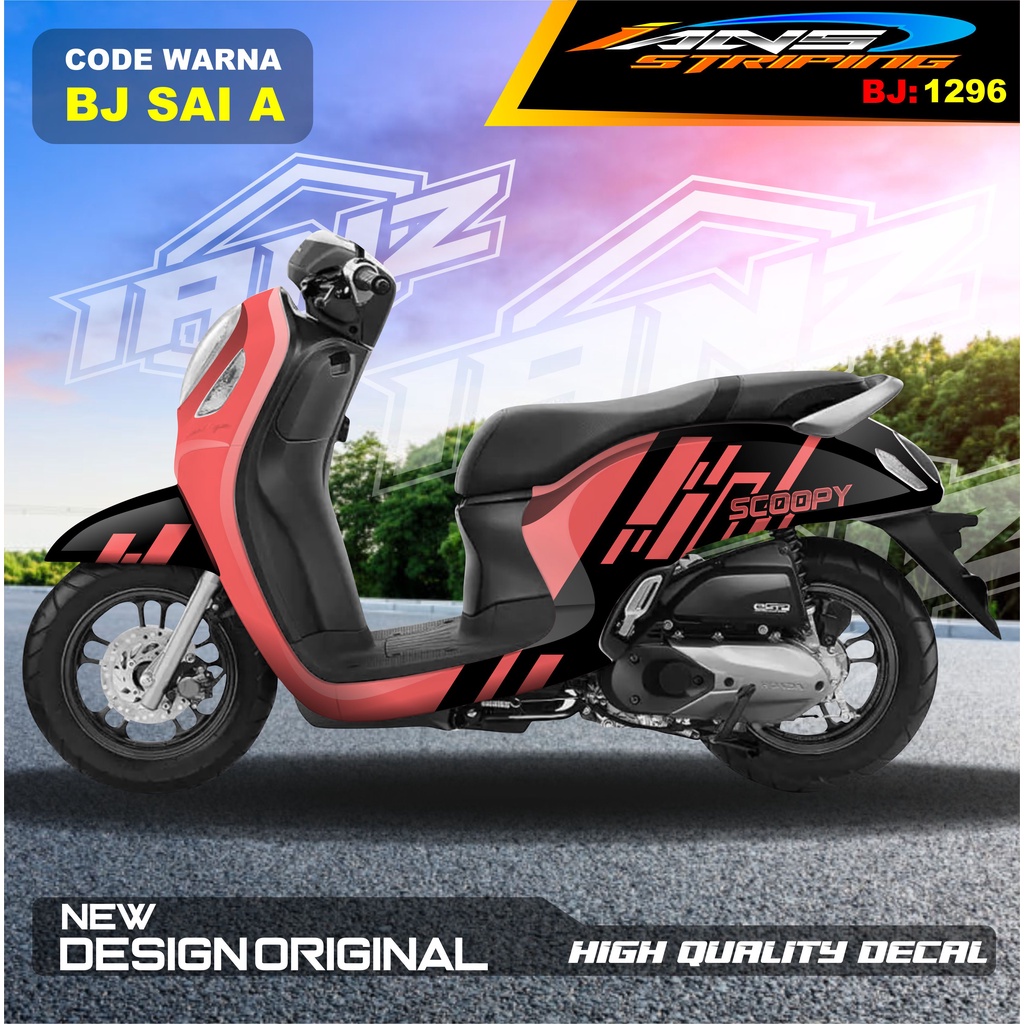 DECAL STIKER SCOOPY FULL BODI MOTOR / STICKER DECAL HONDA SCOOPY FULL BODY / STICKER VARIASI SCOOPY TERBARU