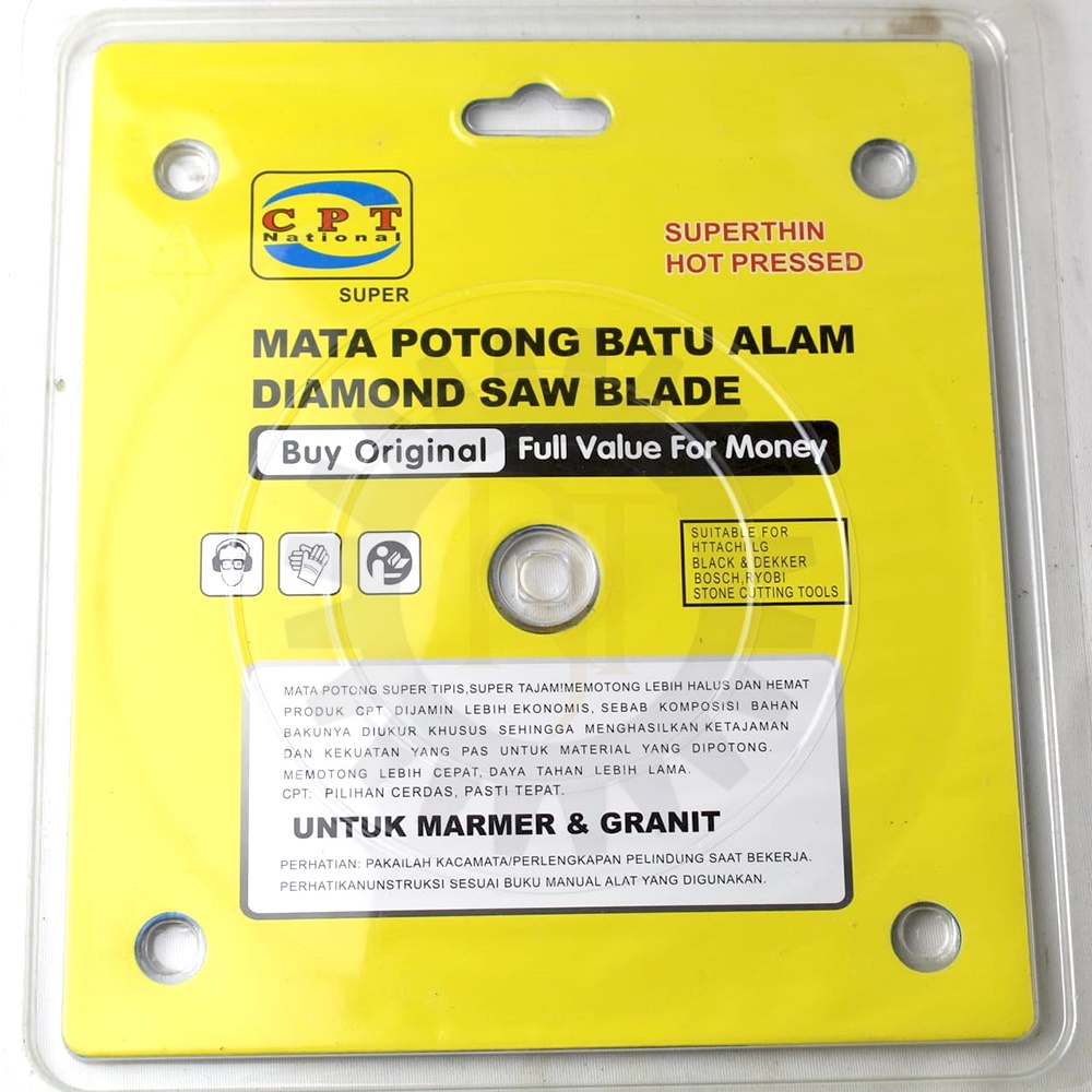 Mata Potong Marmer Granit 7&quot; &amp; 8&quot; / Diamond Saw Blade Superthin 7 Inch CPT NATIONAL Super