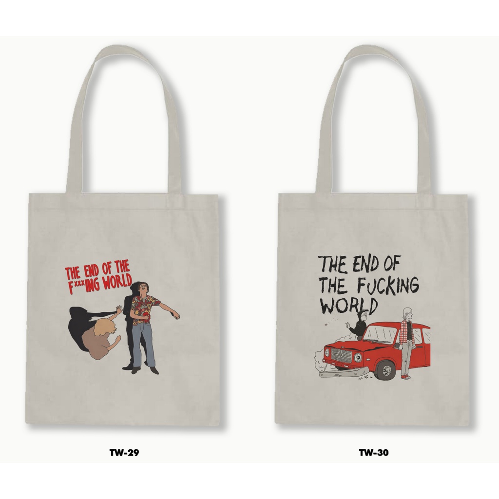 TOTE BAG BLACU - THE END OF THE F***ING WORLD 2