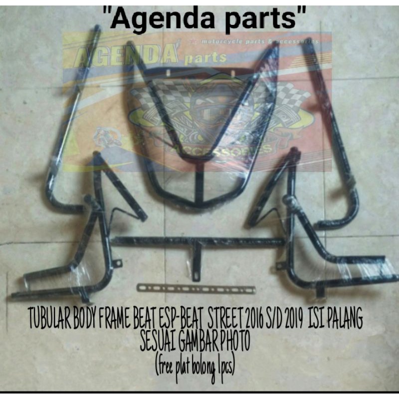 TUBULAR BODY FRAME BEAT ESP-BEAT  STREET 2016 S/D 2019  ISI PALANG  SESUAI GAMBAR PHOTO