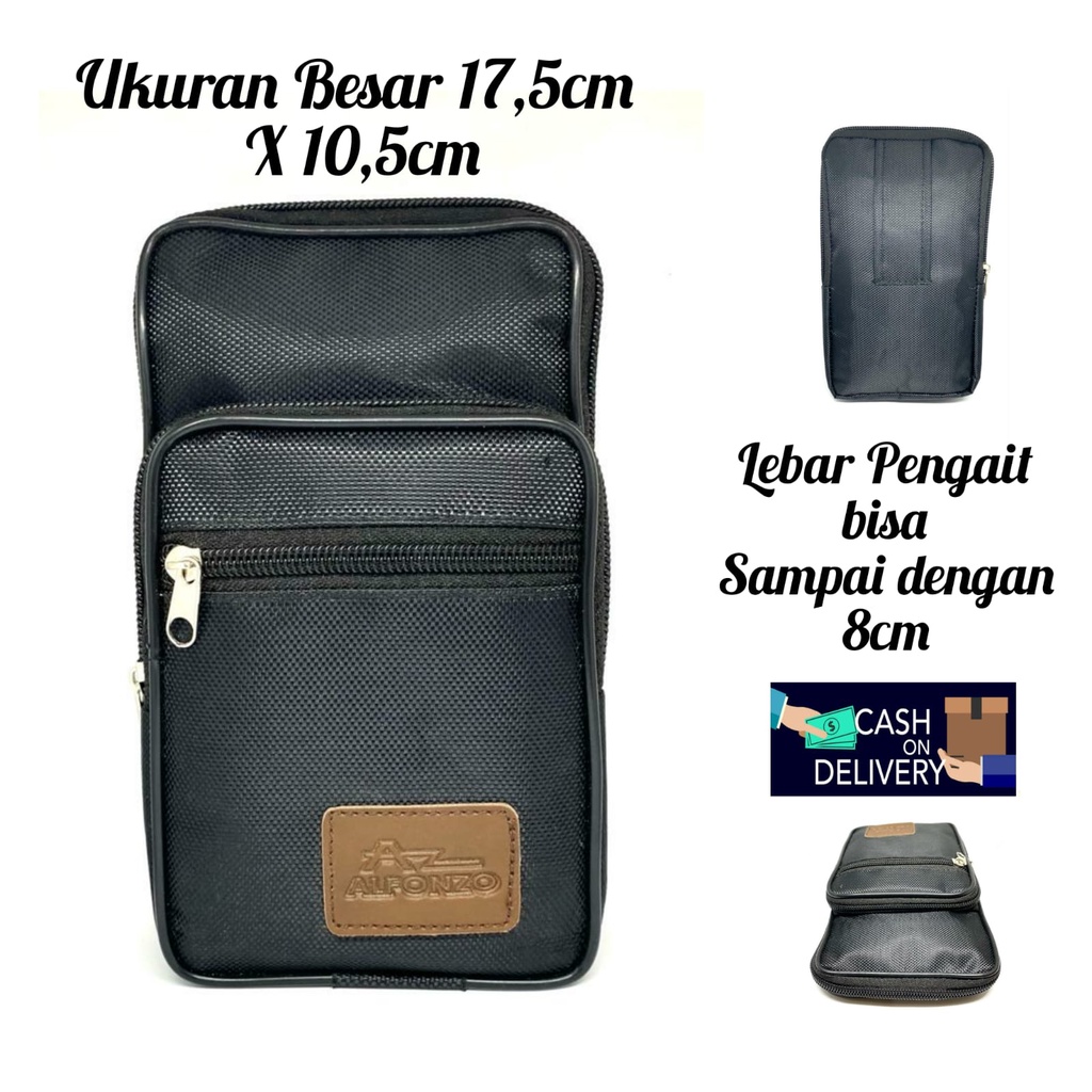 Sarung Hp Pinggang Pria Sarung Hp Pria Bahan Kanvas Tinggi 16cm Harga Terjangkau