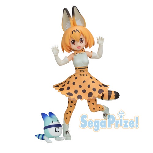 ORI Figure Serval Kemono Friends Sega Lucky Beast Kaban Friend Premium
