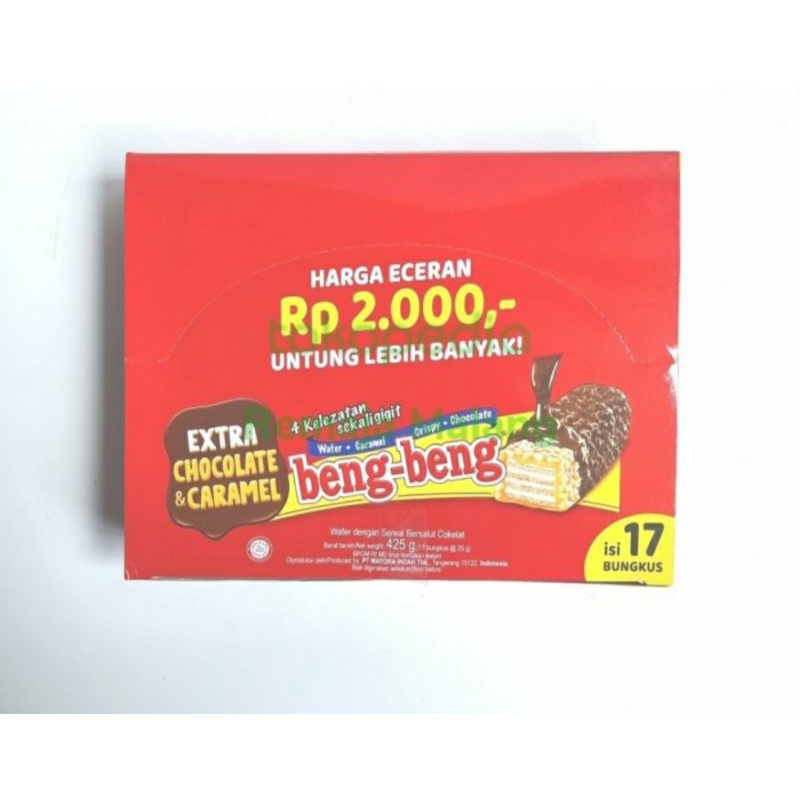 

BENG BENG COKLAT CARAMEL 1 KOTAK ISI 17 PCS