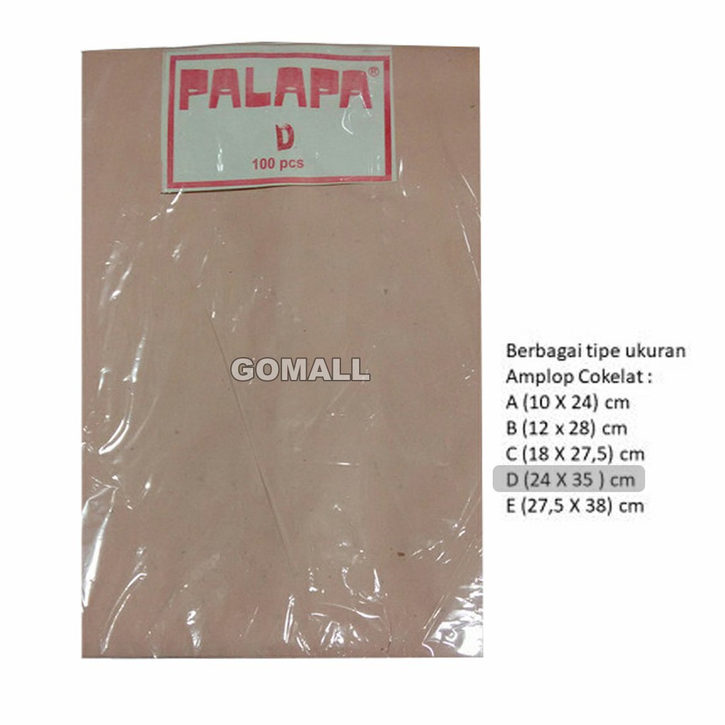 

Amplop Folio / Amplop Cokelat Casing D