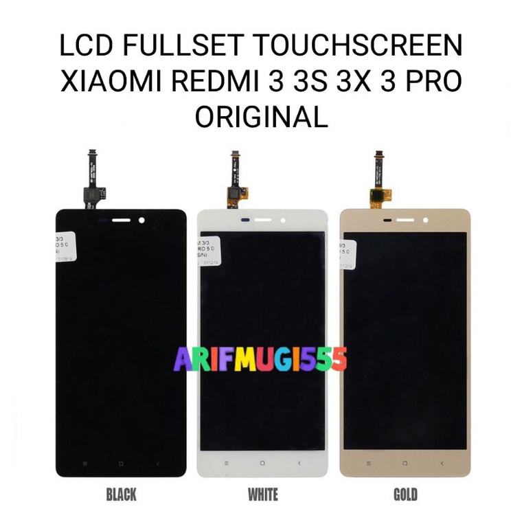 LCD Xiaomi Redmi 3 / LCD Xiaomi Redmi 3s / LCD Xiaomi Redmi 3 Pro Fullset Touchscreen