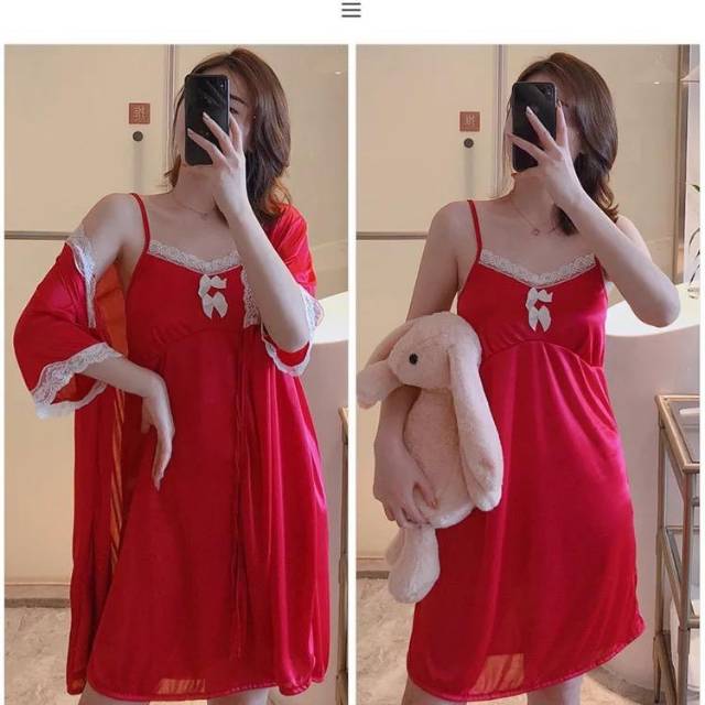 4 WRN KIMONO BABY DOLL / DRESS KIMONO SATIN IMPORT