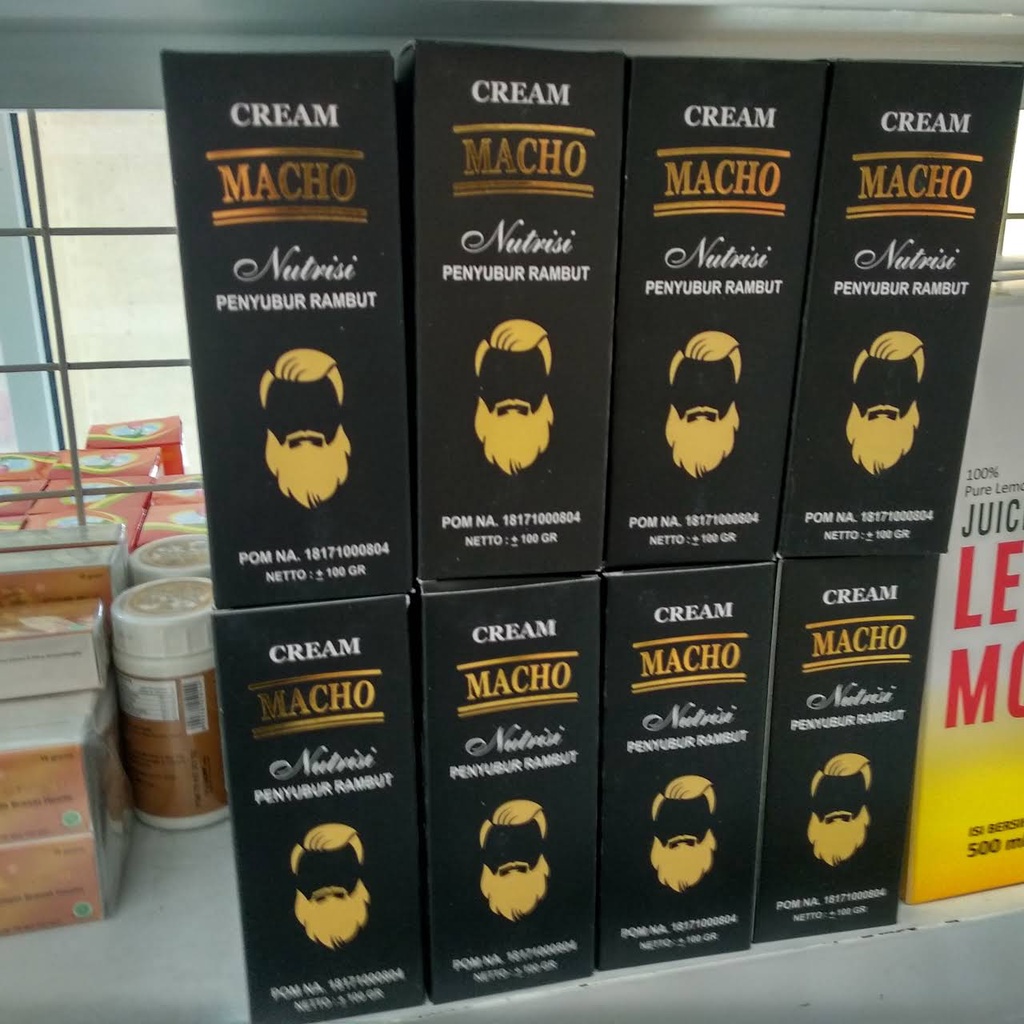 SKIKI91 - SOLUSI KEBOTAKAN Cream Macho Obat Penumbuh Rambut/ terampuh