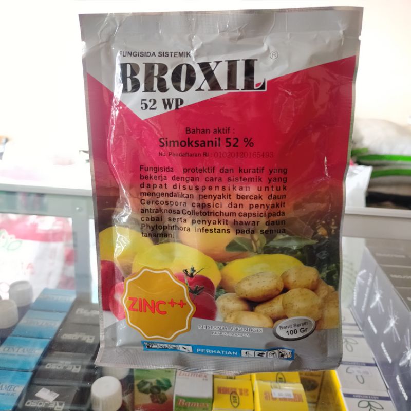 Broxil 52WP 100gr B.A Simoksanil fungisida sistemik