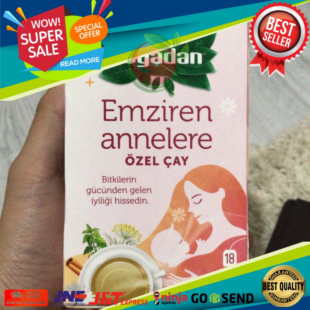 TEH HERBAL PELANCAR ASI BOOSTER - TEH DOGADAN TURKI SAAT MENYUSUI SEHAT PREMIUM KHUSUS WANITA