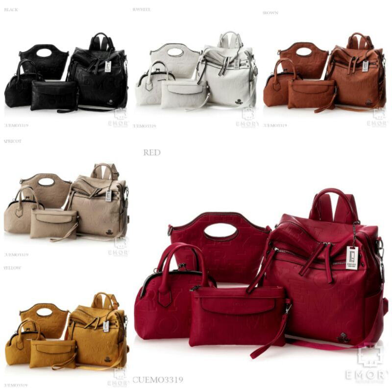 Tas Ransel Emory Valerya CUEMO3319 original brand import batam