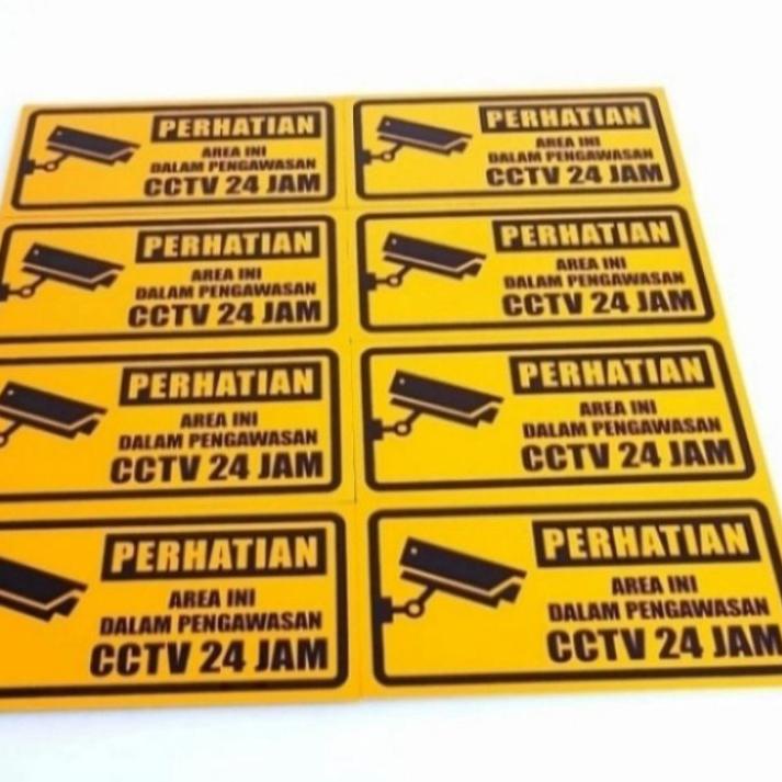 

Diskon Besar2an[symbol] Acrylic sign label PERHATIAN - AREA INI DALAM PENGAWASAN CCTV 24JAM .