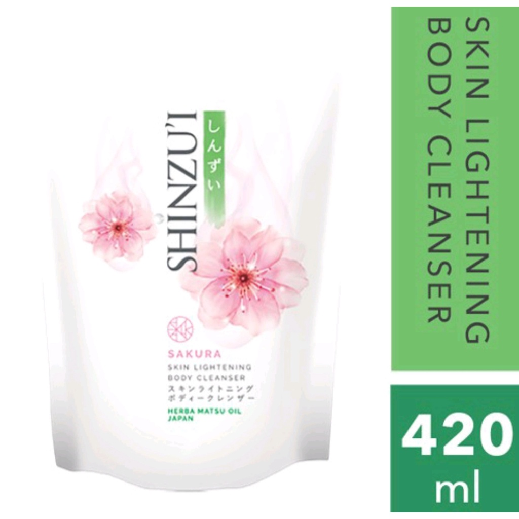Shinzui Body Cleanser Refill 420 ml / Sabun Mandi Cair Shinzui 420 ml / Sabun Mandi Cair Keiko Ume 4