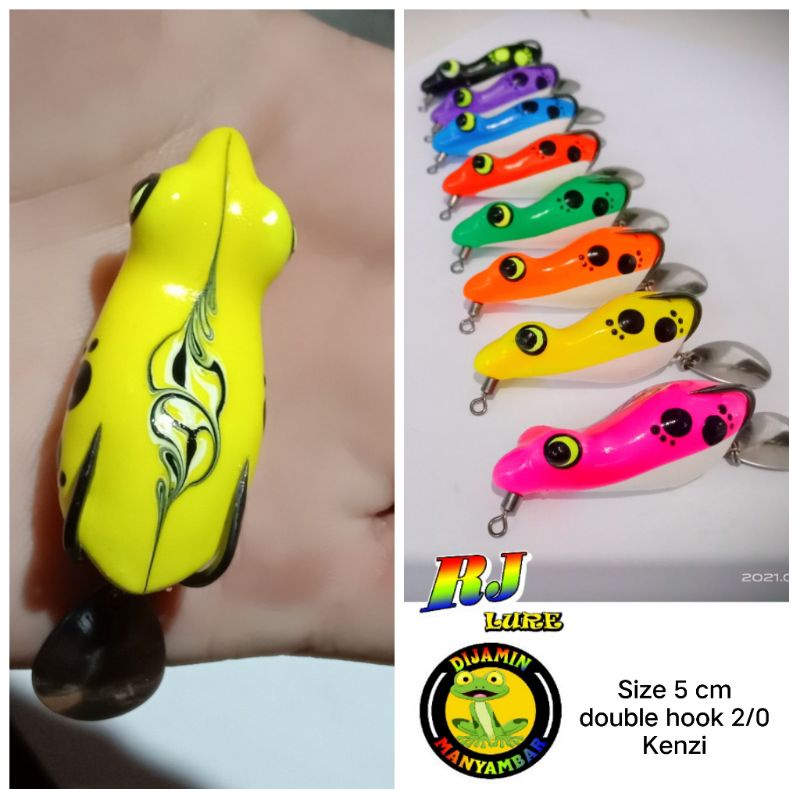 Lure RJ Lure/Umpan casting/ Soft frog/umpan pancing