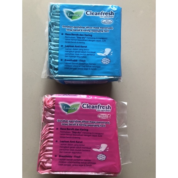 Laurier Clean Fresh Pantyliners isi 20