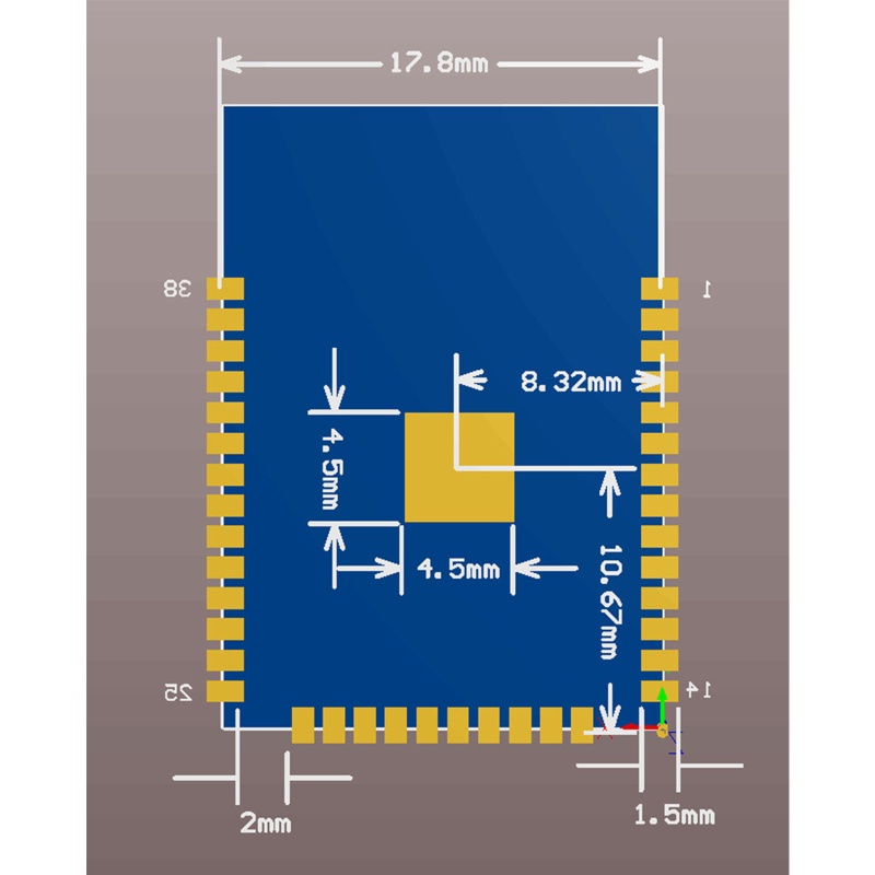 Btsg Papan Pengembangan Profesional 2.4GHz Dual-Core WiFi+Fitting Kompatibel Dengan Bluetooth Untuk Elektronik Konsumen Ponsel