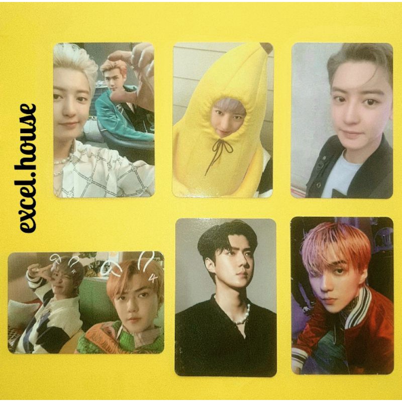 EXO SC - PC Sehun Chanyeol AR Photocard DFTF & 1BV