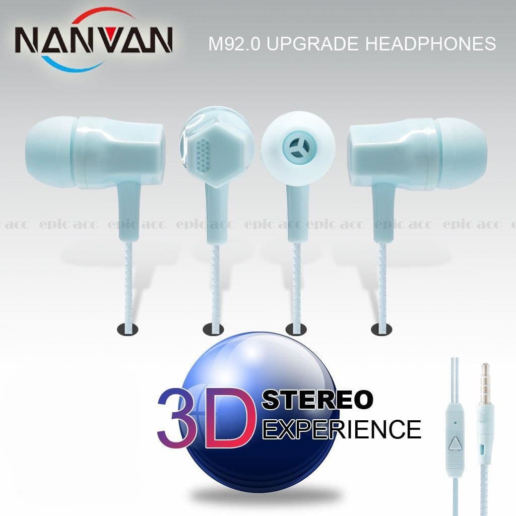 [RO ACC]  NANVAN STEREO HEADSET MUSIC EARPHONE JACK 3.5MM NEW 2021