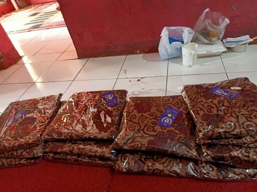 Gamis Syari Batik Habibah Cod Meisya Dress Katun Halus Mix Wolvis Ld 110 Gamis Rempel Motif Terlaris