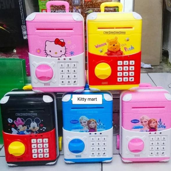 Mainan Anak Celengan Anak Mini ATM Karakter
