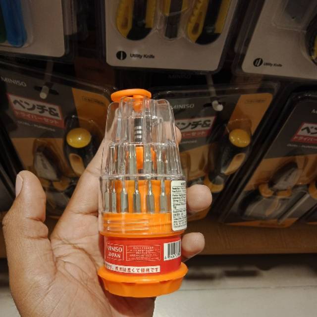 Obeng multifungsi 31 piece miniso