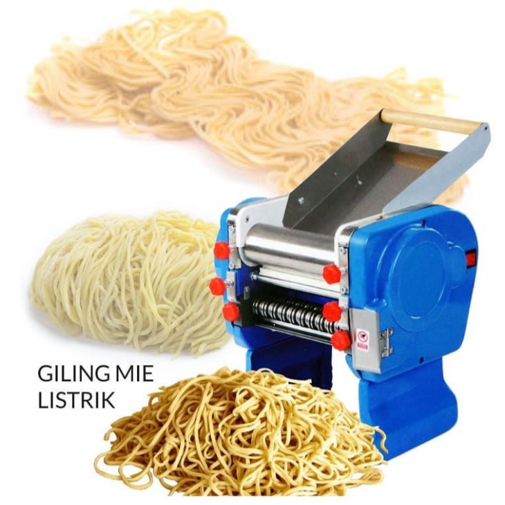 GILINGAN MIE LISTRIK DZM 180 OSSEL MESIN GILING MIE CETAK PANGSIT PENGGILING MIE GILING PANGSIT