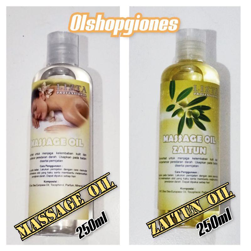 massage oil / baby oil / minyak urut / zaitun oil 250ml pijat spa