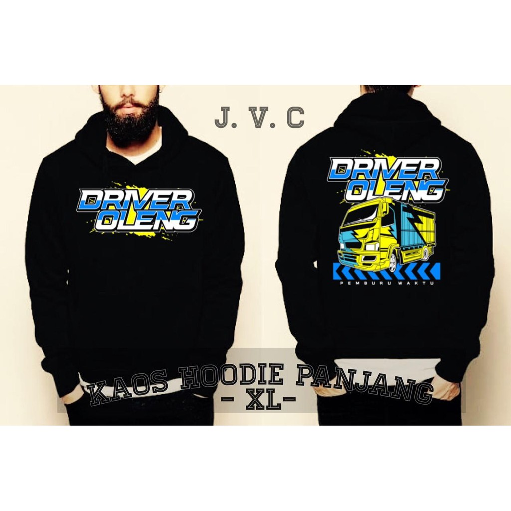 GROSIR BAJU DISTRO DRIVER OLENG PEMBURU WAKTU HOODIE / KAOS DISTRO / BAJU COWOK / TSHIRT PRIA