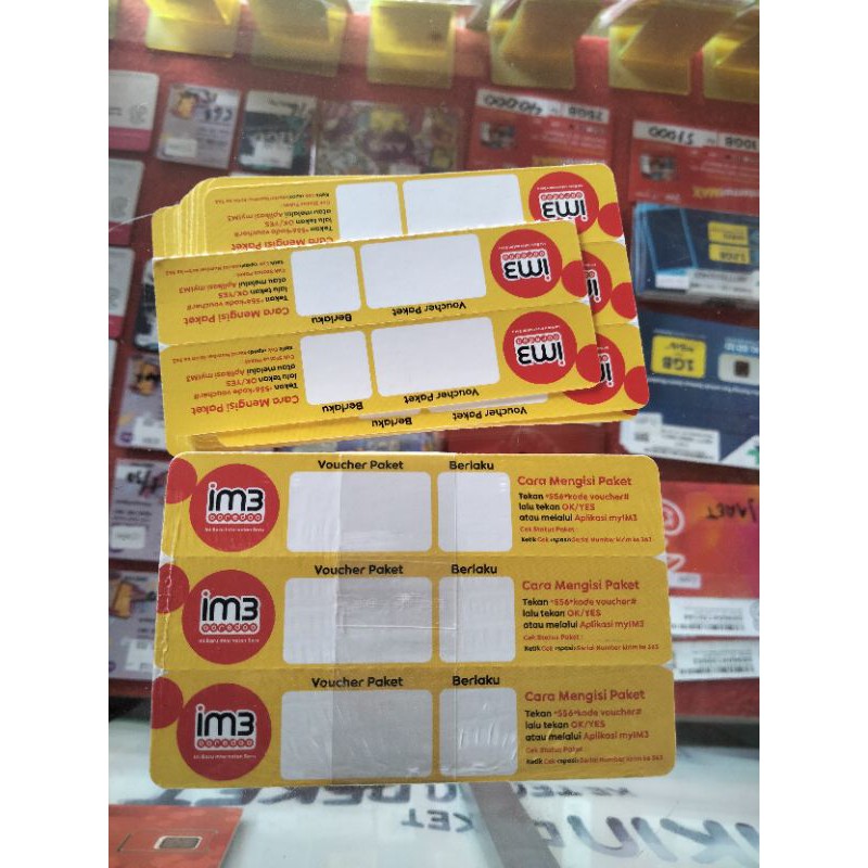 VCR kosong Indosat 3in1